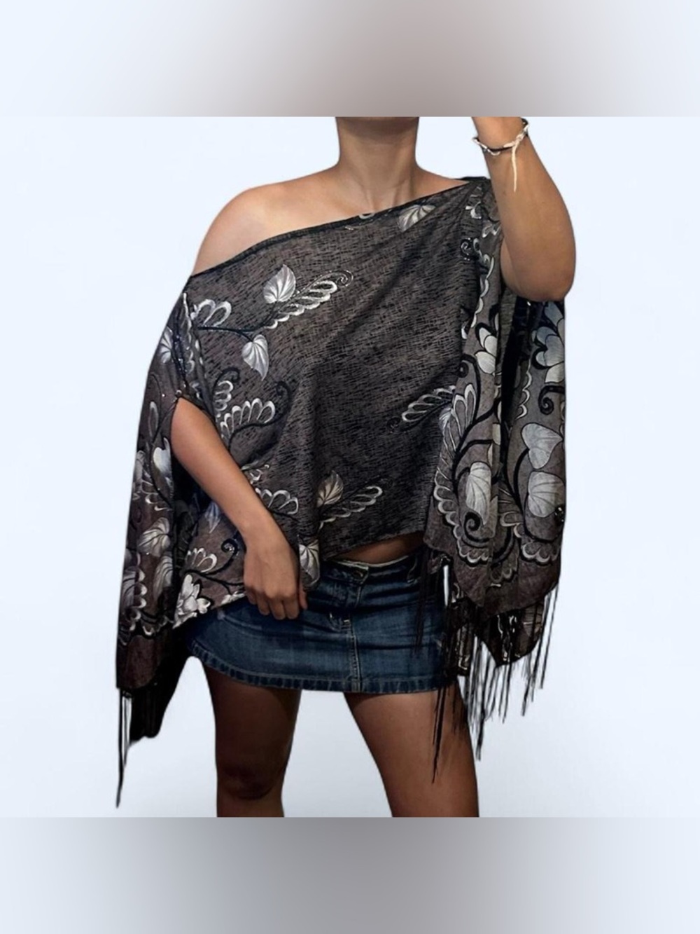 Y2K Fairy Floral Shawl Cardigan!